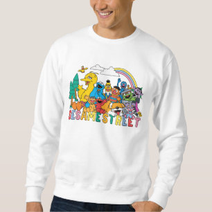 Sesame Street Rainbow Wave Sweatshirt