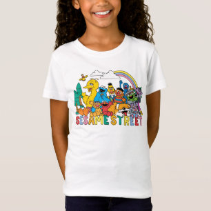 Sesame Street   Rainbow Wave T-Shirt