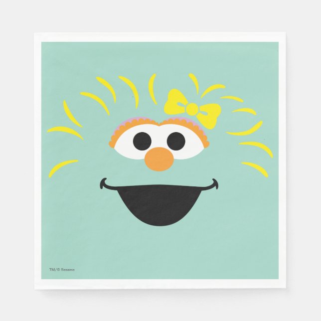 Sesame Street | Rosita Face Art Napkin (Front)