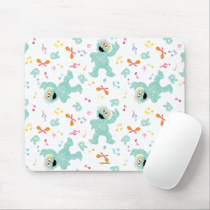 Sesame Street Rosita Music Scribble Pattern Mouse Pad