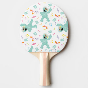 Sesame Street Rosita Music Scribble Pattern Ping Pong Paddle