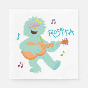 Sesame Street   Rosita Playing Guitar Napkin