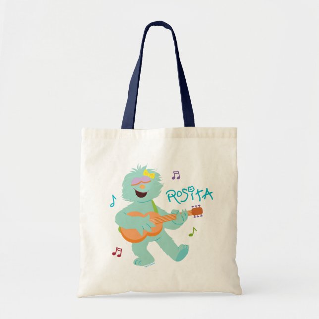 Sesame Street | Rosita Playing Guitar Tote Bag (Front)