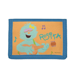 Sesame Street   Rosita Playing Guitar Trifold Wallet