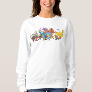 Sesame Street Run! Character Illustration Sweatshirt
