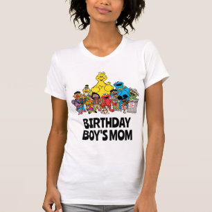 Sesame Street   Sesame Pals Birthday Boy's Mom T-Shirt