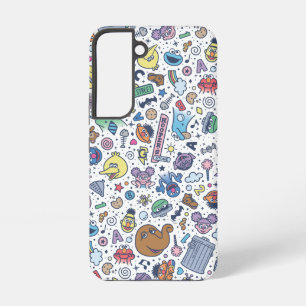 Sesame Street Sesame Pals Doodle Pattern Samsung Galaxy Case