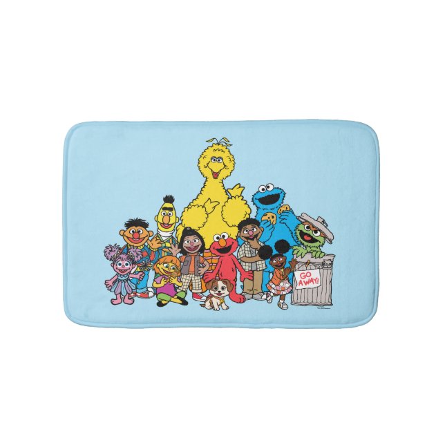 Sesame Street | Sesame Pals Hanging Out Bath Mat (Front)