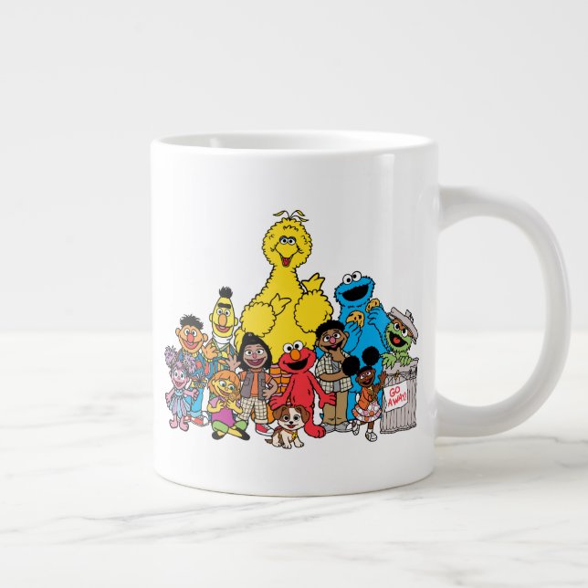 Sesame Street | Sesame Pals Hanging Out Large Coffee Mug (Right)