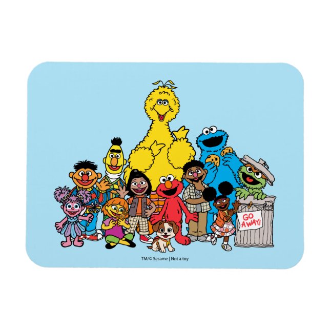 Sesame Street | Sesame Pals Hanging Out Magnet (Horizontal)