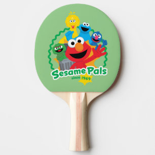 Sesame Street   Sesame Pals Since 1969 Ping Pong Paddle