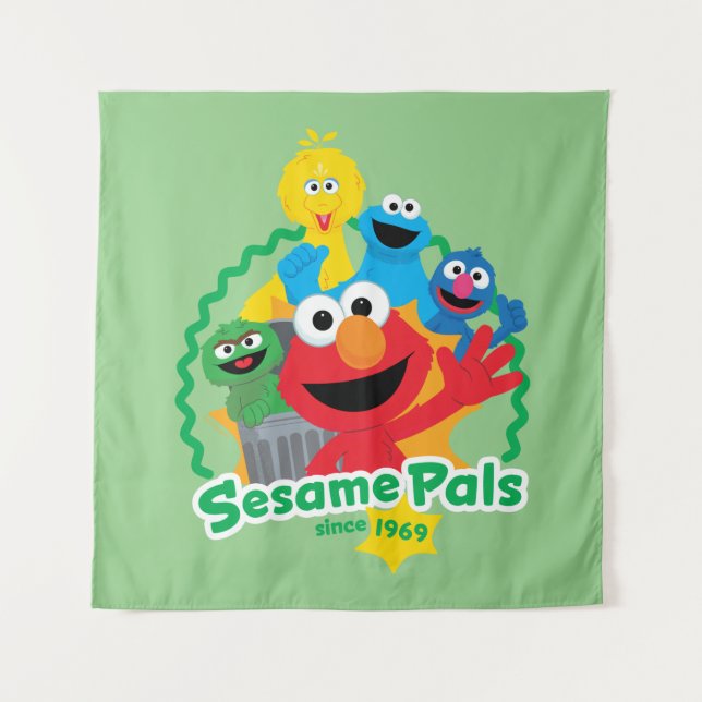Sesame Street | Sesame Pals Since 1969 Tapestry (Front)