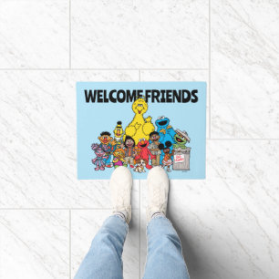 Sesame Street   Sesame Pals Welcome Friends Doormat