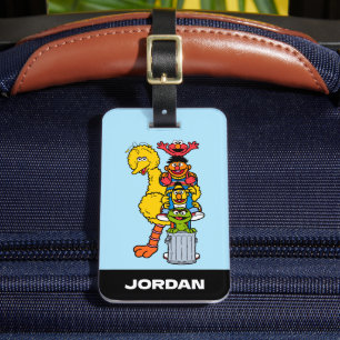 Sesame Street   Sesame Street Pals   Add Your Name Luggage Tag