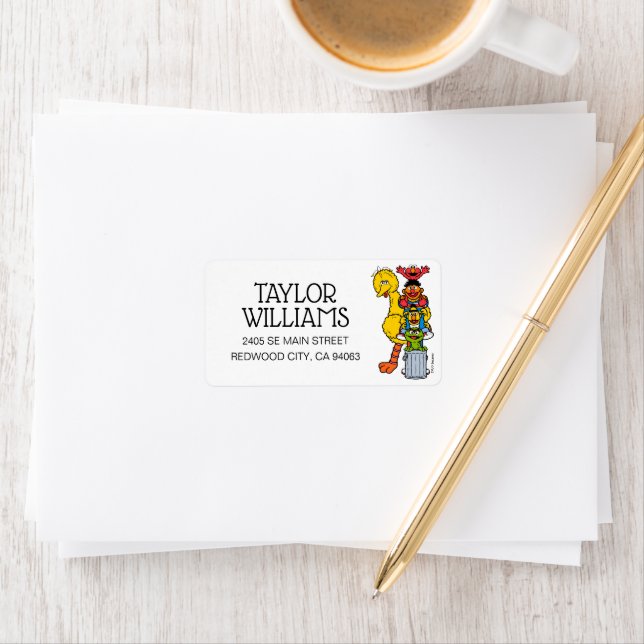 Sesame Street | Sesame Street Pals Pose Label (Insitu)