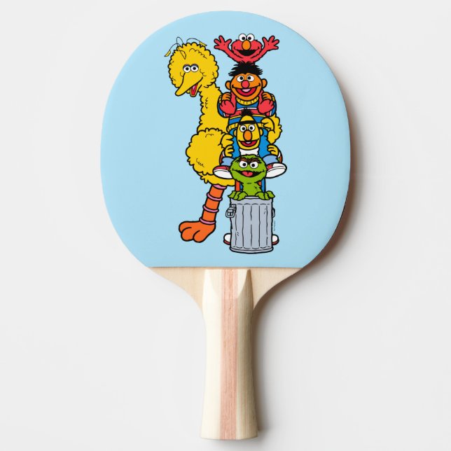 Sesame Street | Sesame Street Pals Pose Ping Pong Paddle (Front)