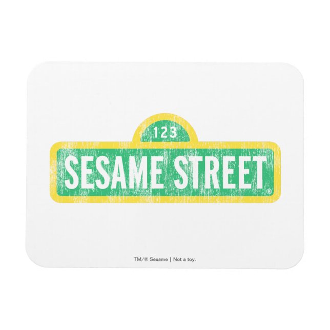 Sesame Street Sign Magnet (Horizontal)