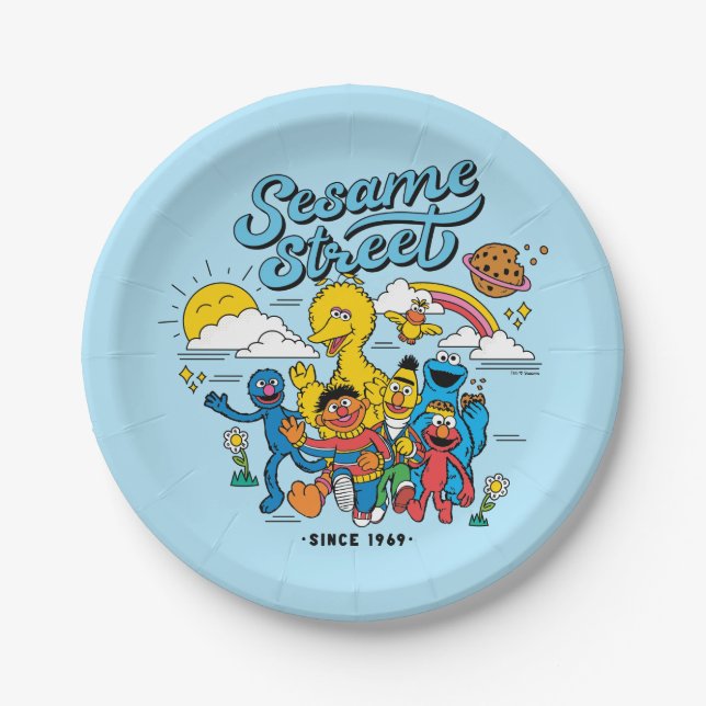 Sesame Street | Since 1969 Paper Plate (Front)