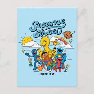 Sesame Street   Since 1969 Postcard