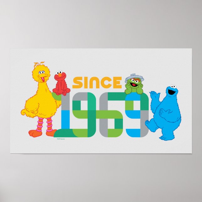Sesame Street | Since 1969 Poster (Front)