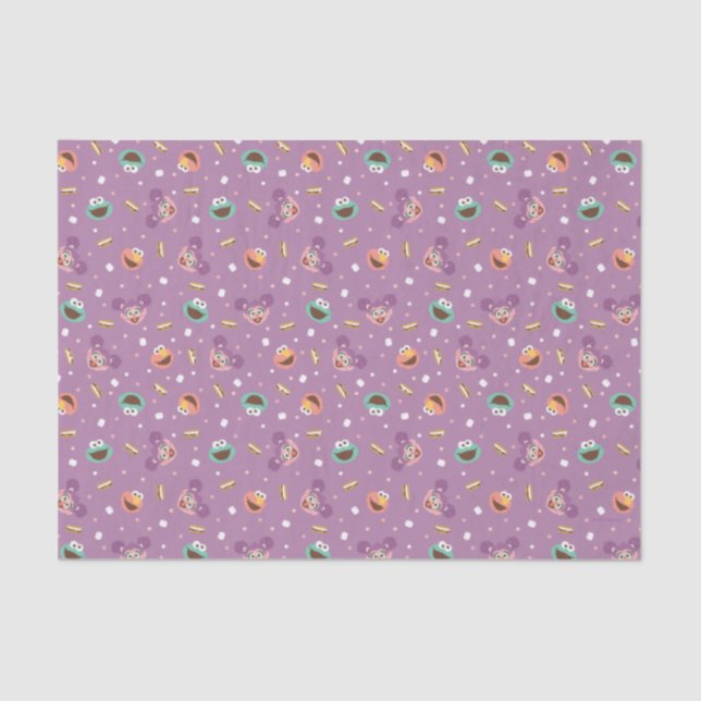 Sesame Street | S'mores Pattern Tissue Paper (Front)