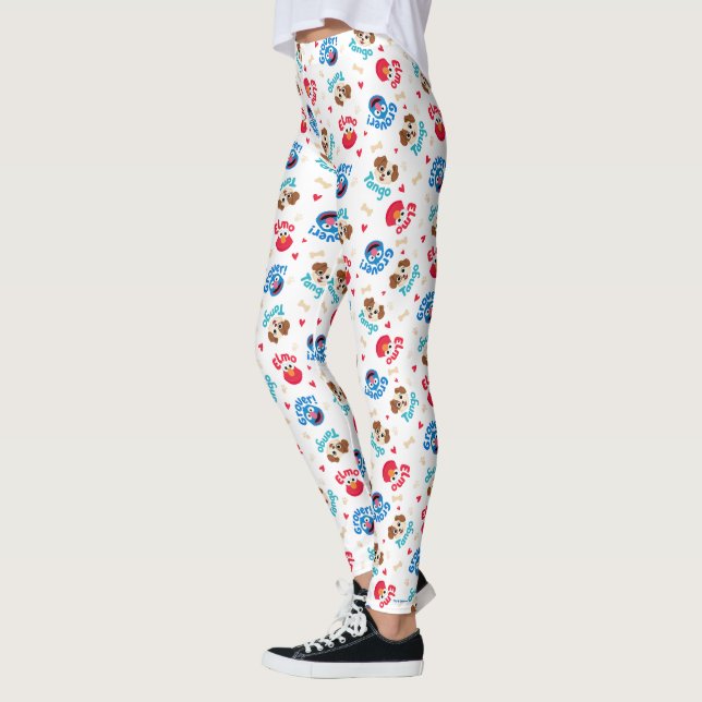 Sesame Street | Tango, Elmo, & Grover Pattern Leggings (Left)