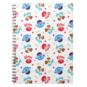 Sesame Street   Tango, Elmo, & Grover Pattern Notebook