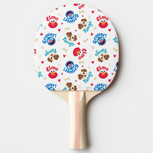 Sesame Street   Tango, Elmo, & Grover Pattern Ping Pong Paddle