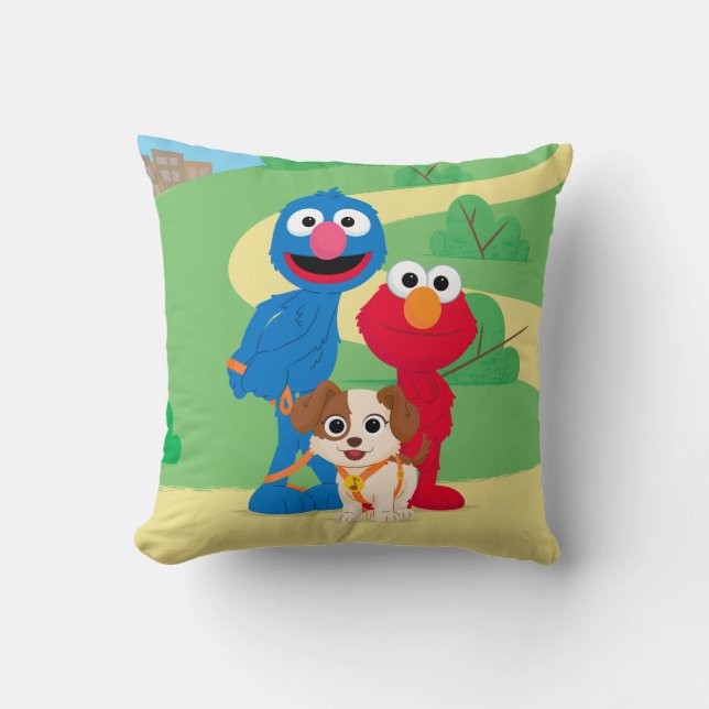 Sesame Street | Tango With Grover & Elmo Cushion (Front)