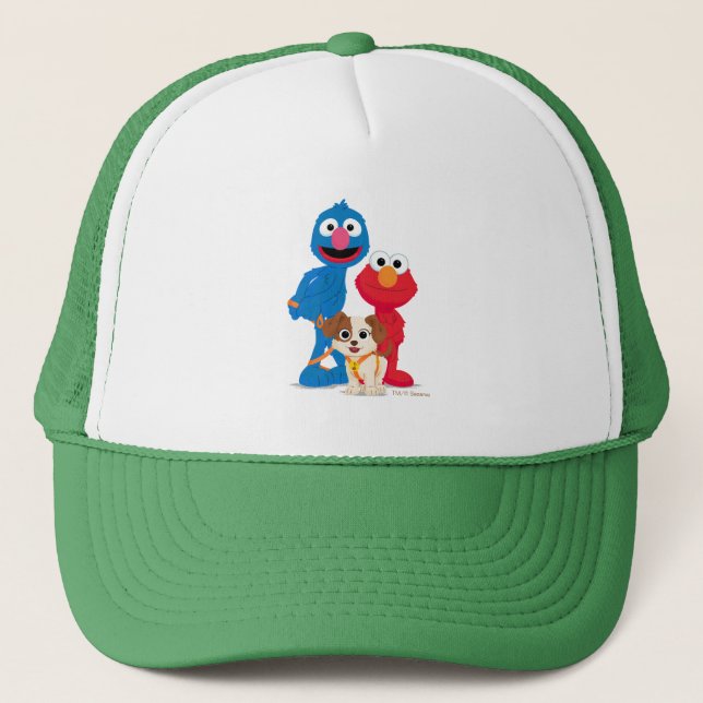 Sesame Street | Tango With Grover & Elmo Trucker Hat (Front)
