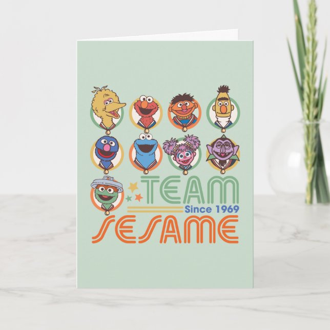Sesame Street | Team Sesame Since 1969 Holiday Card (Front)