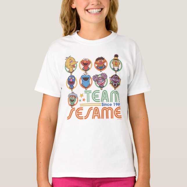 Sesame Street | Team Sesame Since 1969 T-Shirt (Front)