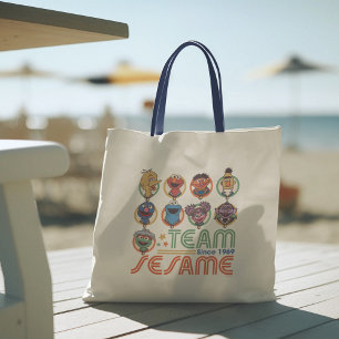 Sesame Street   Team Sesame Since 1969 Tote Bag
