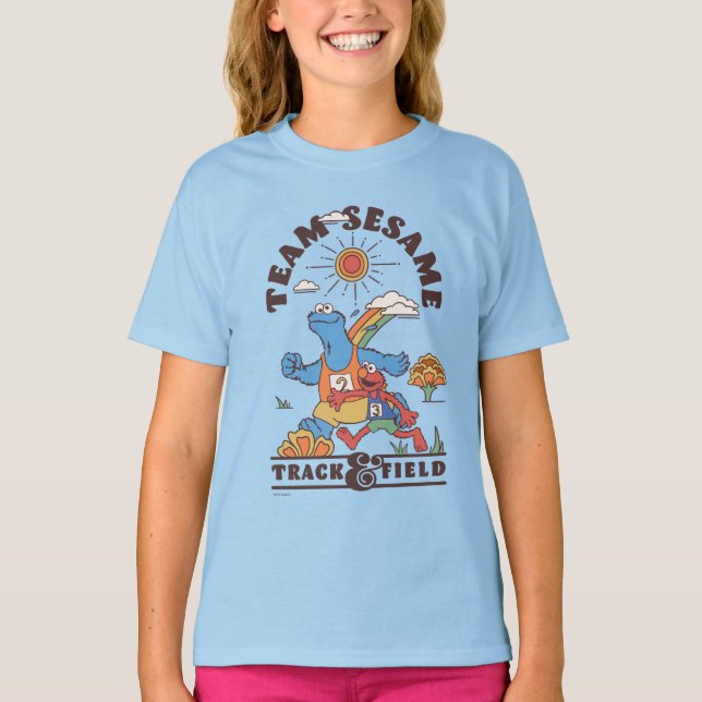 Sesame Street | Team Sesame Track & Field T-Shirt (Front)