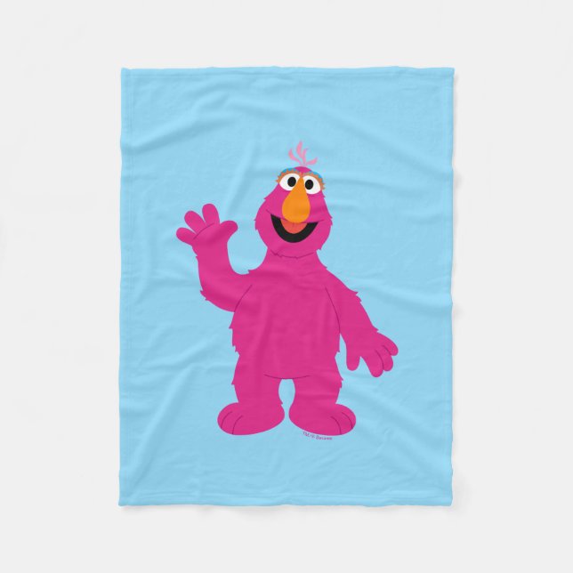 Sesame Street Telly Monster Fleece Blanket (Front)
