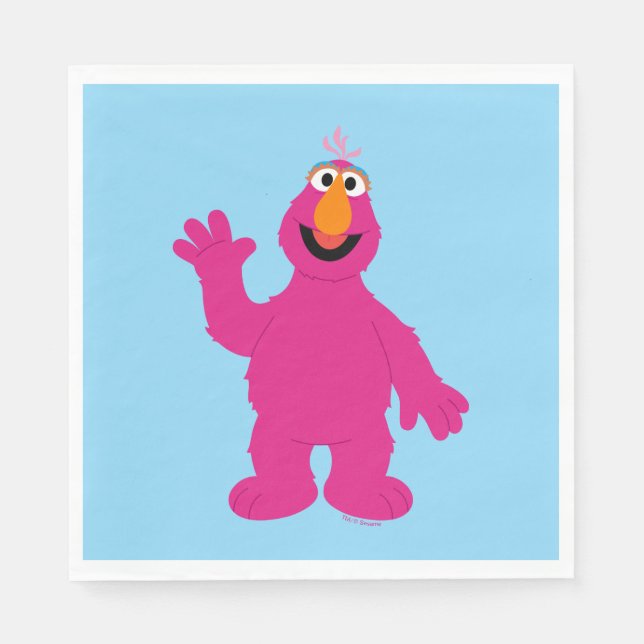 Sesame Street Telly Monster Napkin (Front)
