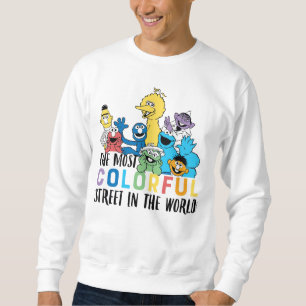 Sesame Street   The Most Colourful Street Sweatshirt
