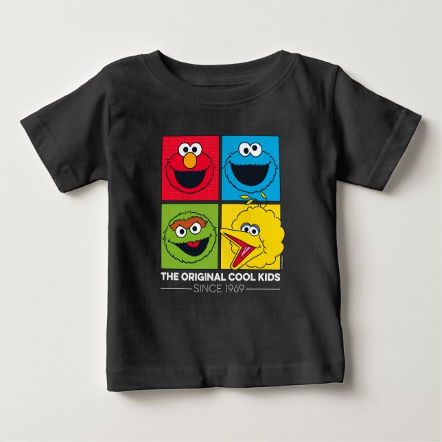 Sesame Street | The Original Cool Kids Baby T-Shirt (Front)