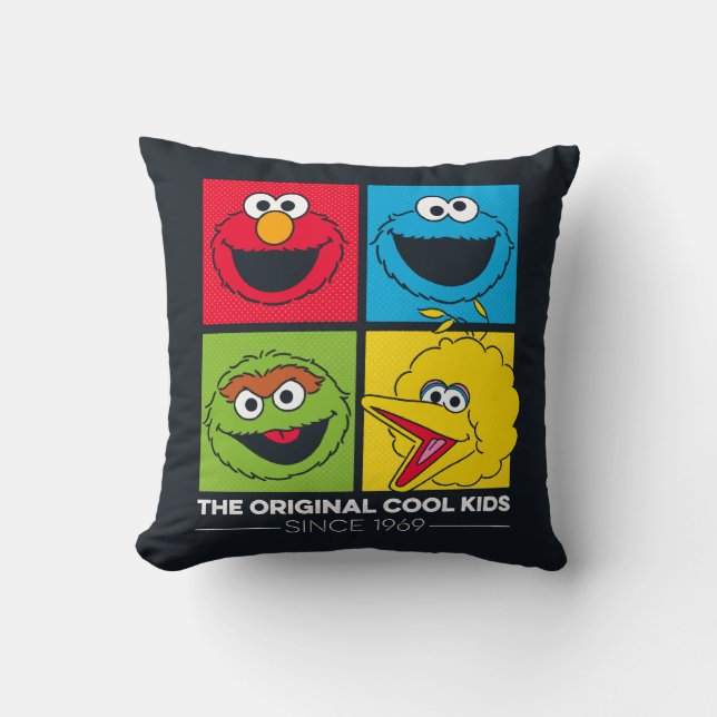 Sesame Street | The Original Cool Kids Cushion (Front)