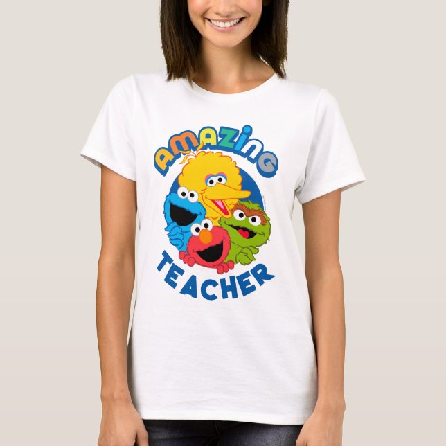 Sesame Street | They Are Amazing Teacher T-Shirt (Front)
