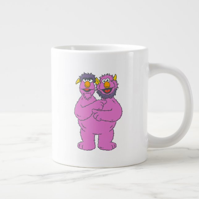 Sesame Street Two-Headed Monster Large Coffee Mug (Right)