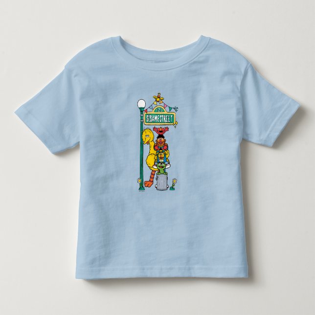 Sesame Street | Under the Sesame Street Sign Toddler T-Shirt (Front)