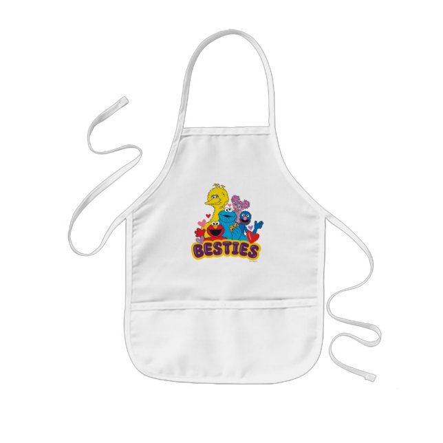 Sesame Street Valentine Besties Kids Apron (Front)