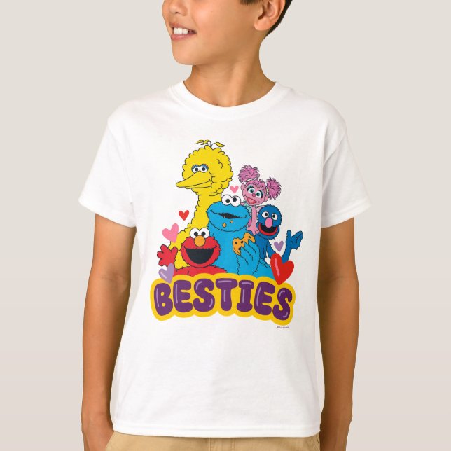 Sesame Street Valentine Besties T-Shirt (Front)