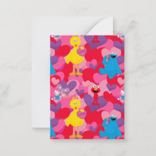 Sesame Street   Valentine Pattern Card