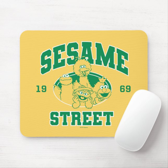 Sesame Street | Vintage 1969 Mouse Pad (With Mouse)