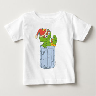 Sesame Street   Vintage Christmas Oscar Baby T-Shirt