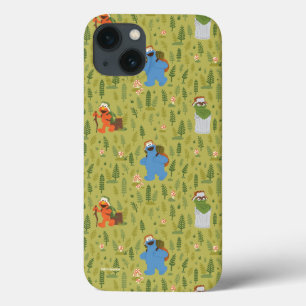 Sesame Street   Woodland Friends Pattern iPhone 13 Case