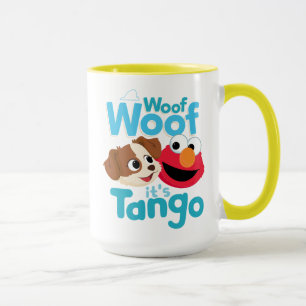 Sesame Street Woof Woof It's Tango & Elmo Mug