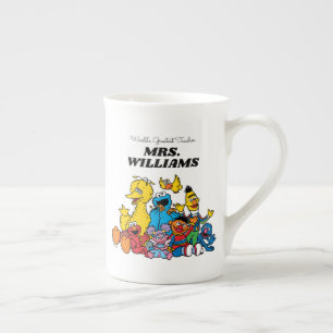 Sesame Street   World's Greatest Teacher Bone China Mug